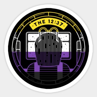 Pride Logo - Non Binary Flag Sticker